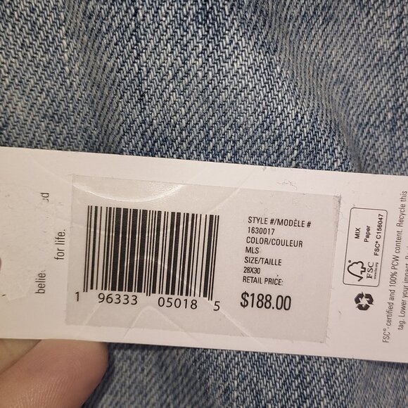 Men's Outerknown S.E.A. Jeans Drifter Tapered Fit in Baja Blue. - Picture 3 of 6